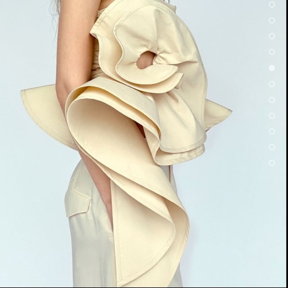 ZARA Voluminous Flower Top Limited Edition - Picture 8 of 10